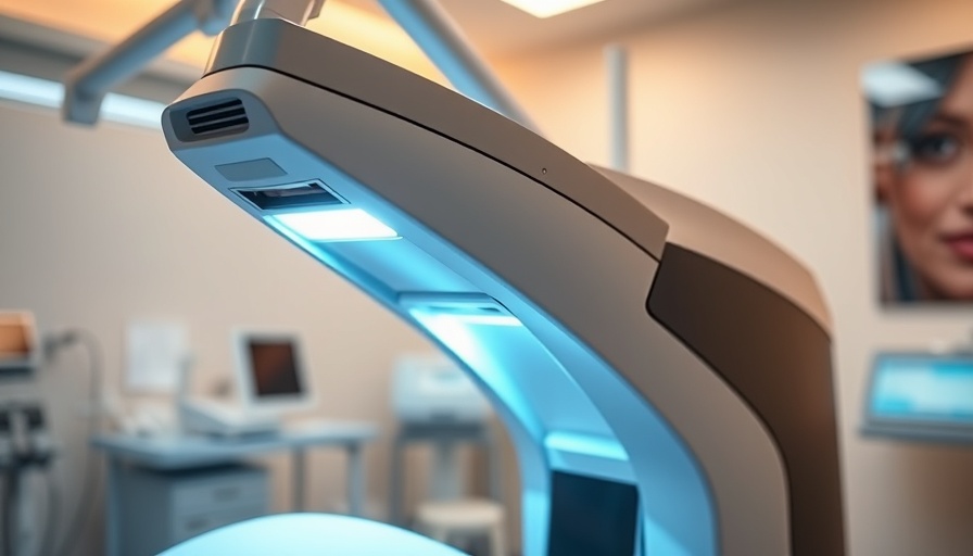 Advanced laser device used for tattoo removal technology.