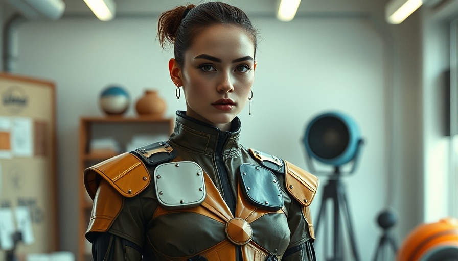 Futuristic fashion promoting sustainability at Repurposed Fashion Show.