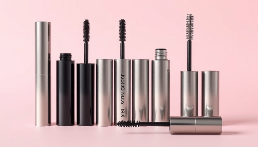 Cocktailing black and brown mascaras with elegant tube designs.