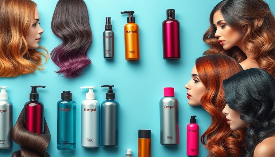 Collage of Readers Choice Awards hair products and hairstyles.