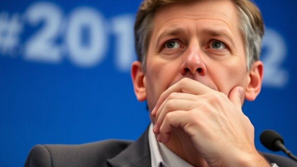 Man in deep thought at a conference, space-based AI technology discussion.