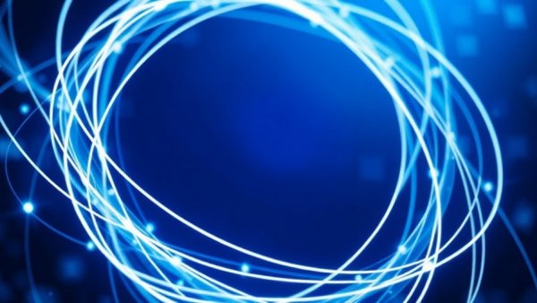 Blue digital illustration symbolizing AI cybersecurity breach.