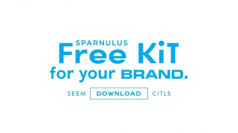 Minimalistic banner promoting brand differentiation strategies kit.