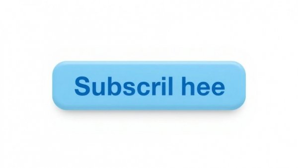 Minimalistic blue subscription button for marketing automation.