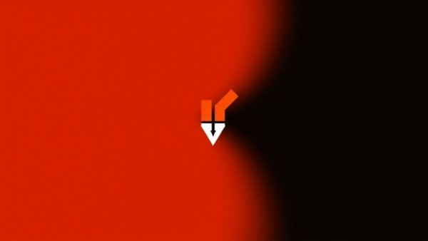 Stratechery logo design with abstract pen on orange and text on black.