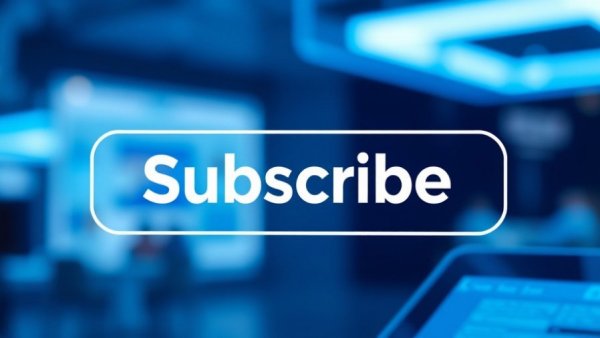 Highlighted subscribe button marketing concept for 2026
