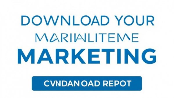 Banner promoting marketing efficiency report download.