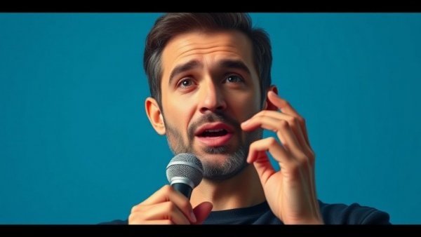 Confident man discussing supply chain risk designation.