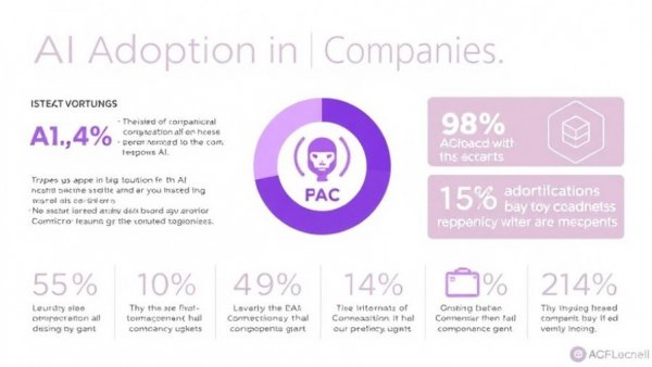 AI-first company statistics infographic showcasing AI usage and benefits.