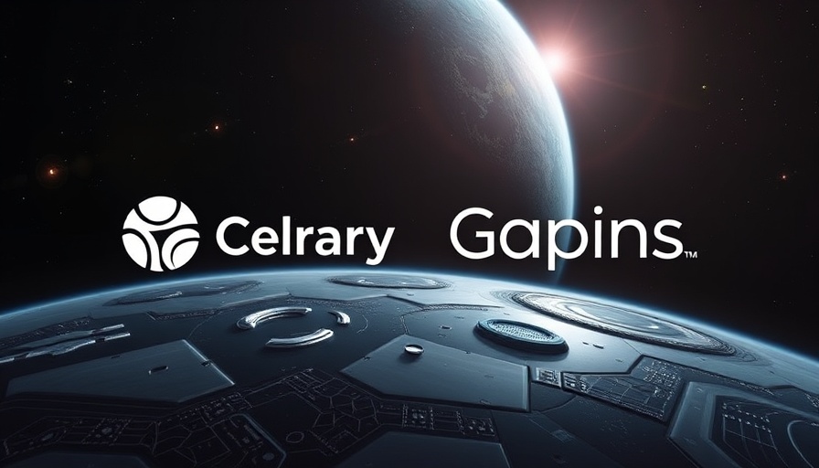 AI in electronic health record reviews with company logos on a space background.