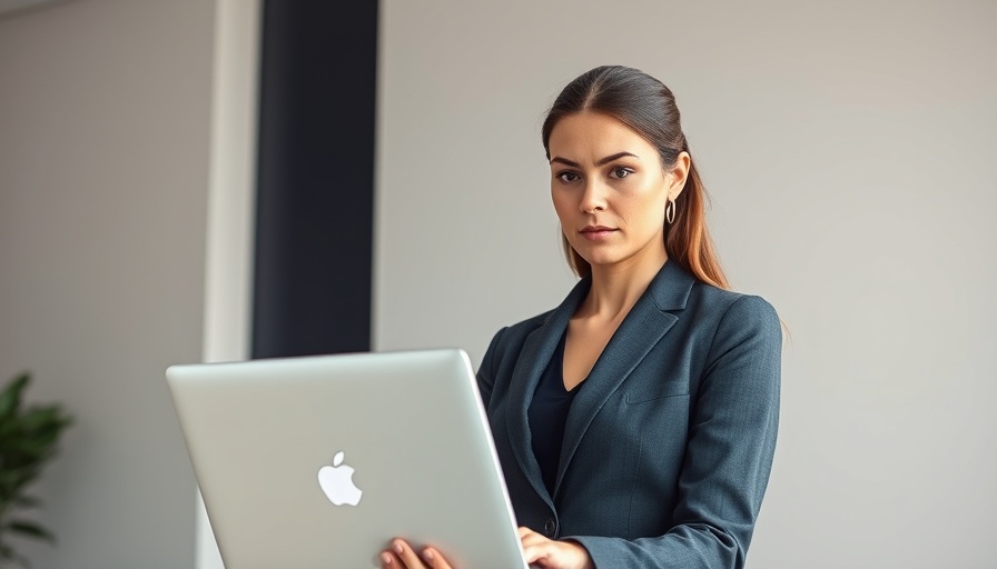 EHR advantages in underwriting, professional using laptop strategically, enhancing insurance processes.
