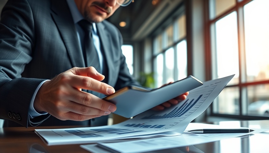 Business professional analyzing SaaS pricing models on tablet and documents