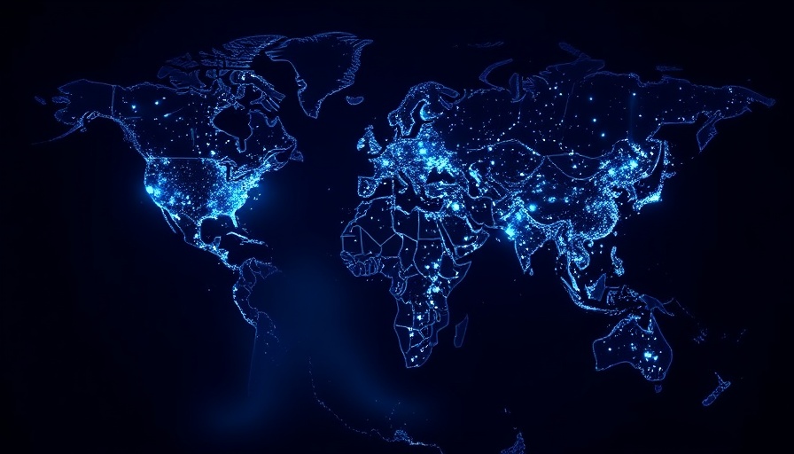 AI for lifestyle in North America map with data points