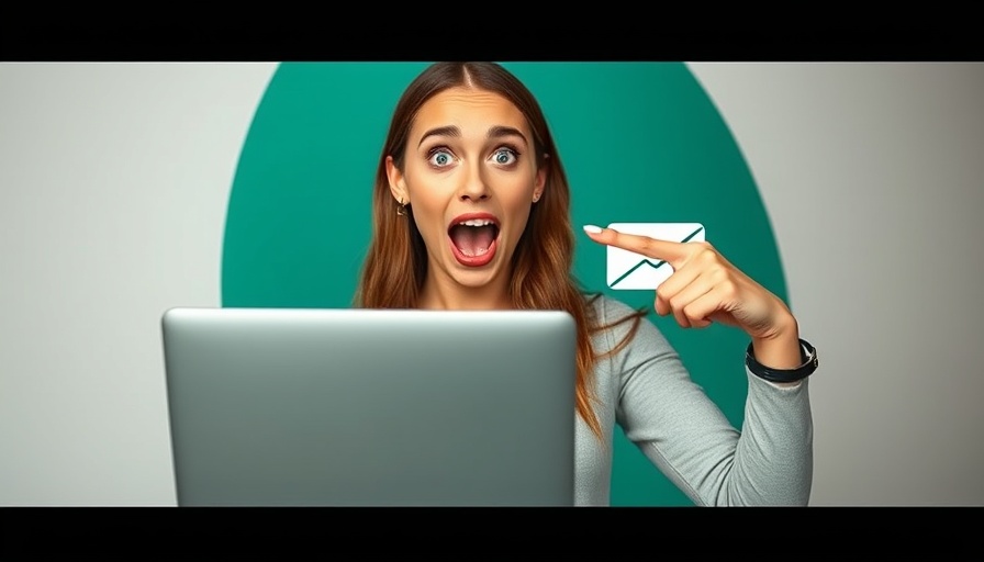 Excited woman receives an effective re-engagement email notification.