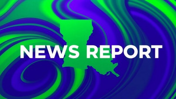 Abstract Louisiana graphic for waterfowl population news