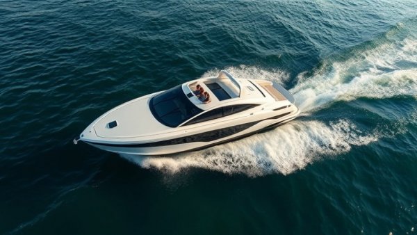 All-Electric Artemis23 in motion on open water with two passengers.