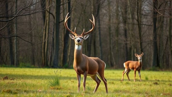 Whitetail deer in sunlight representing leadership of Bluffland Whitetails Association.