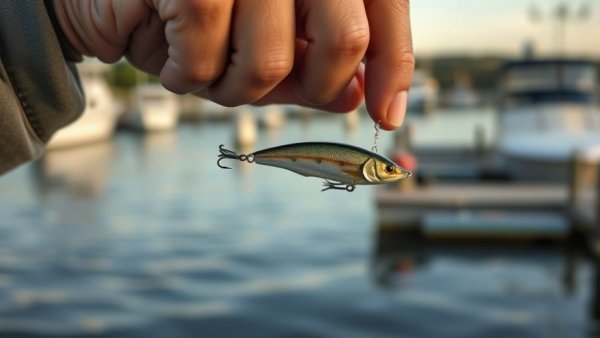 Focused Angler Demonstrating Catch Shallow Bass Technique