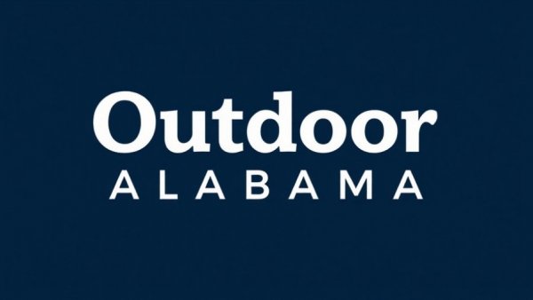 Stylized Outdoor Alabama logo with contour lines.