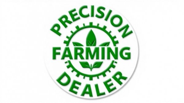 Precision Farming Dealer logo, green text emblem.