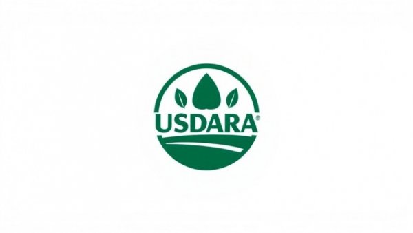 USDA logo simple black and white illustration.