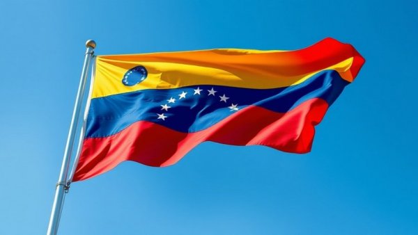 Venezuelan flag symbolizing turmoil impact.