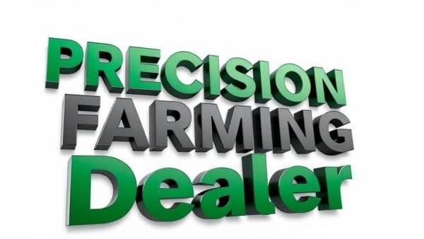 Precision Farming Dealer text logo with bold colors
