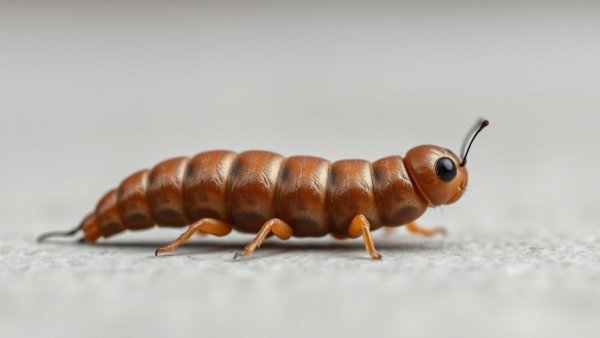 Close-up of insect larvae relevant to Ontario Pig Producer Disease Advisory.