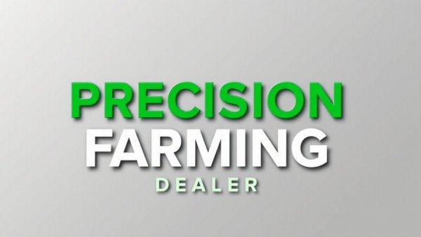 Precision Farming Dealer logo displayed at Deere dealers merge in Manitoba.