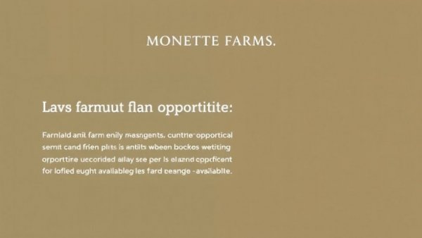 Monette Farms land opportunity advertisement for Saskatchewan farm packages.