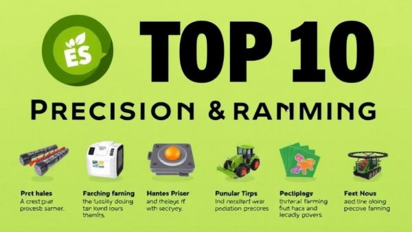 Precision farming top 10 items graphic highlighting popular tools.