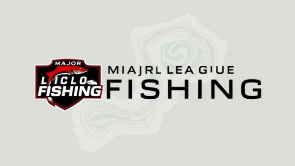 Major League Fishing media advisory logo over fishing tournament map background