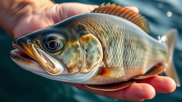 Close-up of large fish being held, Louisiana Fishing