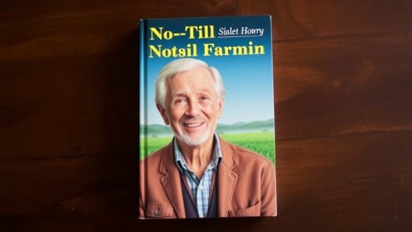 Frankly Speaking book on no-till farming with colorful cover art.