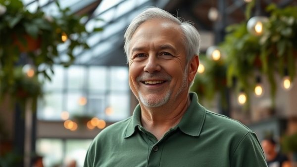 Barr Marine New Sales and Marketing Manager smiling indoors, green polo.