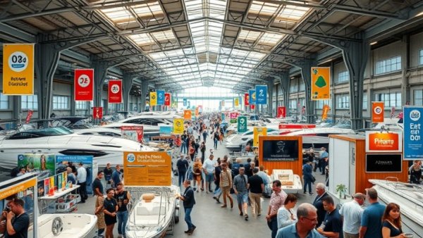 2026 Viking and Valhalla VIP Boat Show with exhibitor displays.