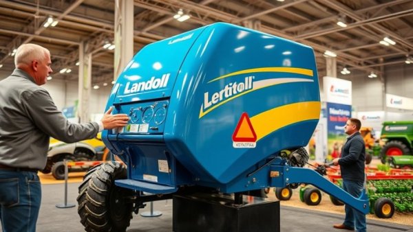 Landoll Vertistrip strip-till machine showcased at an exhibition