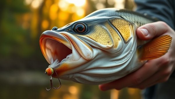 Largemouth bass with Z-Man SWAG LT Swimbait caught by angler.