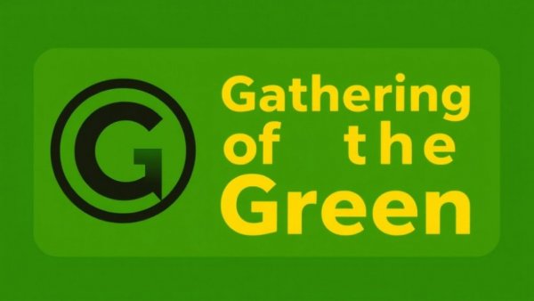 Gathering of the Green logo for John Deere enthusiasts show