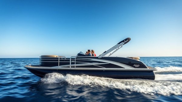 2026 Sanpan 2700 Split Bench boat cruising on open water.