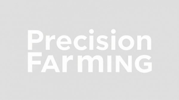 Precision Farming Dealer logo in green and gray.