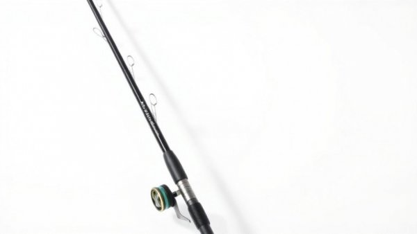 Sleek fishing rod with promotional text for winners of the new signature gold rods.