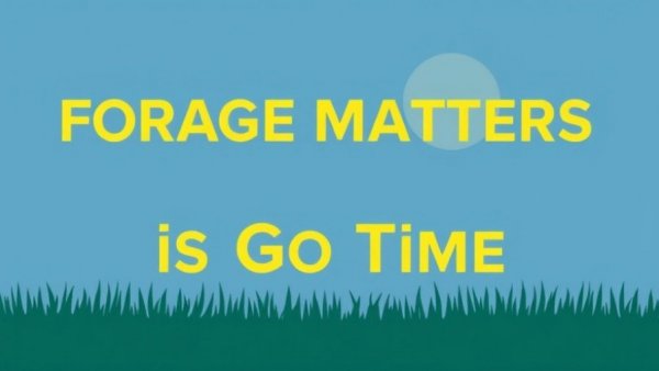 Forage Matters: Springtime is Go Time