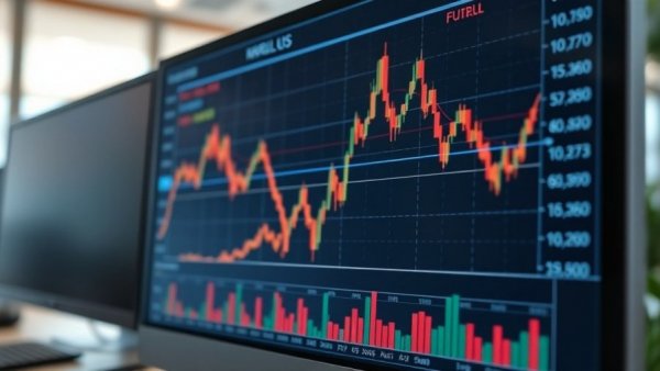 Graph on screen indicating Strait of Hormuz impact on fuel prices.