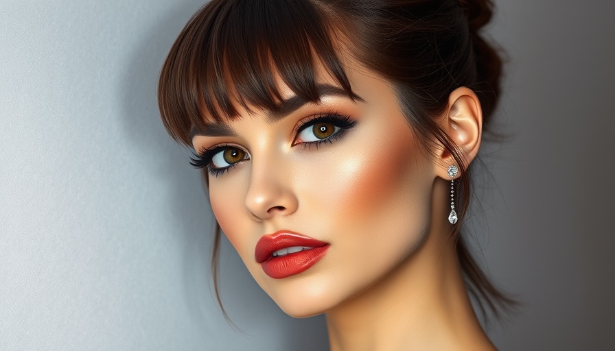 Chic haircuts with bangs showcasing modern style.