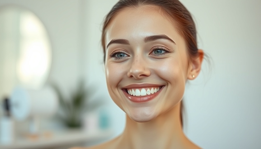 Skin flooding transformation for acne-prone skin, before and after.