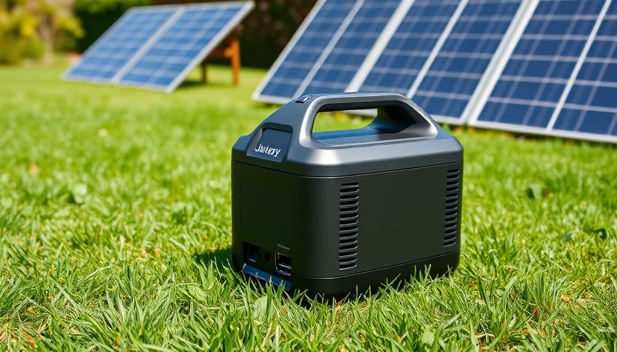 Jackery HomePower 3000 solar generator on sale in garden setting.