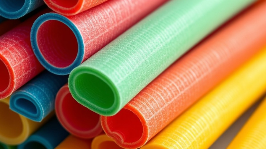 Colorful pool noodles in red, blue, green, and yellow shades