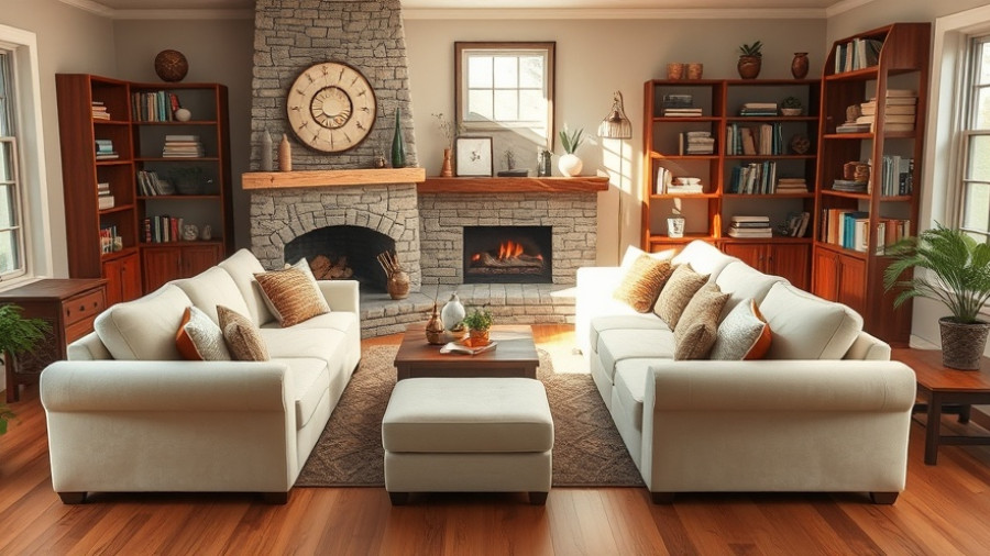 Best sectionals for small spaces in cozy living room with fireplace.