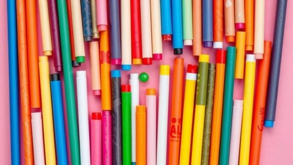 Assorted e.l.f. beauty sticks in pink hues on a pastel background.